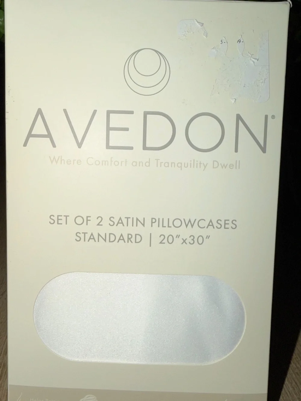 White Satin Pillowcases Set of 2 - Standard